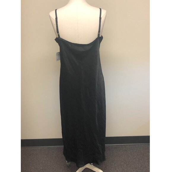 Mod Cloth textured slip dress black - Picture 8 of 9